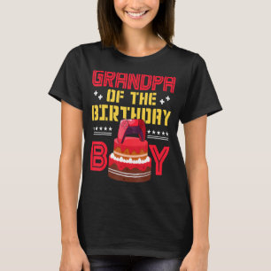 Camiseta Abuelo del niño cumpleaños Gamepad Gamer Fa del B-