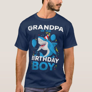 Camiseta Abuelo del niño cumpleaños que coincide con el océ