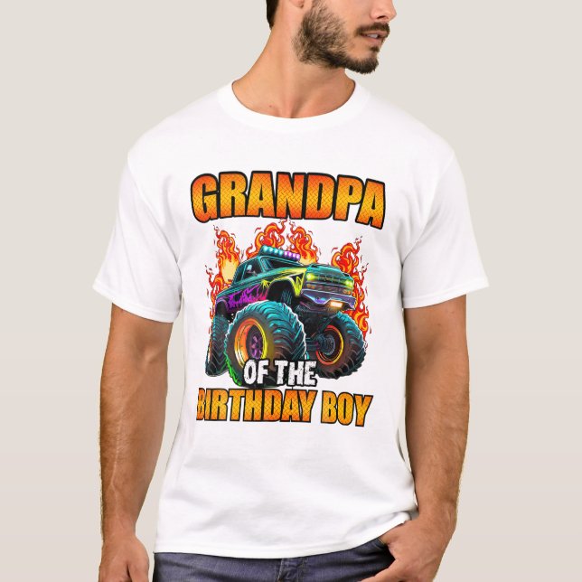 Camiseta Abuelo del niño de cumpleaños (Anverso)