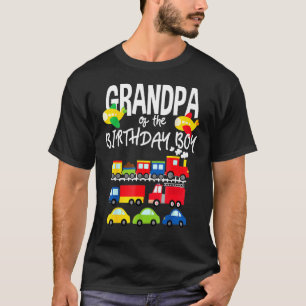 Camiseta Abuelo Del Niño De Cumpleaños Camiones Trucos Bda