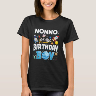 Camiseta Abuelo del niño de cumpleaños Familia de astronaut