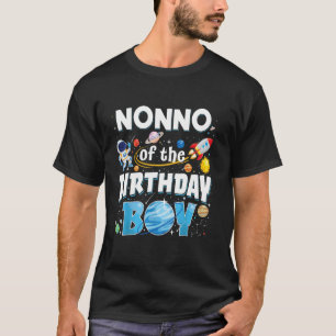 Camiseta Abuelo del niño de cumpleaños Familia de astronaut
