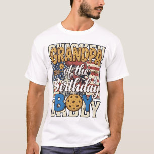 Camiseta Abuelo del Niño del Cumpleaños Galletas Leche Cami