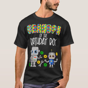 Camiseta Abuelo Del Niño Nacimiento Roba Robótica Fiesta