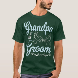 Camiseta Abuelo del novio feliz día de boda casado