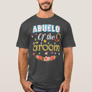 Camiseta Abuelo del novio, fiesta de boda, familia, flores 
