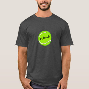 Camiseta Abuelo del número uno en pelota de tenis