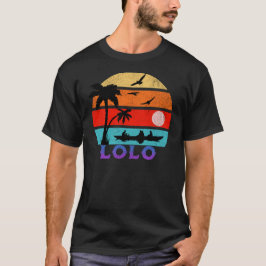 Camiseta Abuelo del océano atardecer de Lolo Retro