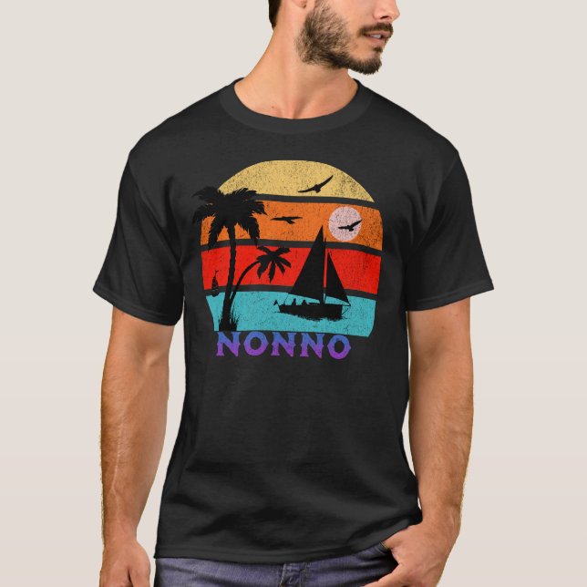 Camiseta Abuelo del Océano Atlántico no retro (Anverso)