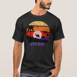 Camiseta Abuelo del Océano Sunset de Jiddo Retro
