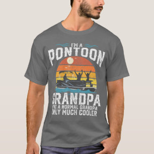 Camiseta Abuelo del pontón capitán retro divertido padre na
