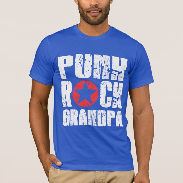 Camiseta Abuelo del punk rock (Anverso)