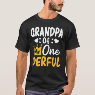 Camiseta Abuelo del Sr. Onemaravilloso primer cumpleaños c
