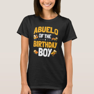 Camiseta Abuelo Del Trabajador De Construcción De Birthday