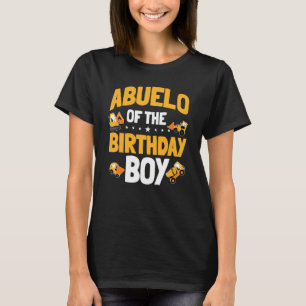 Camiseta Abuelo Del Trabajador De Construcción De Birthday 