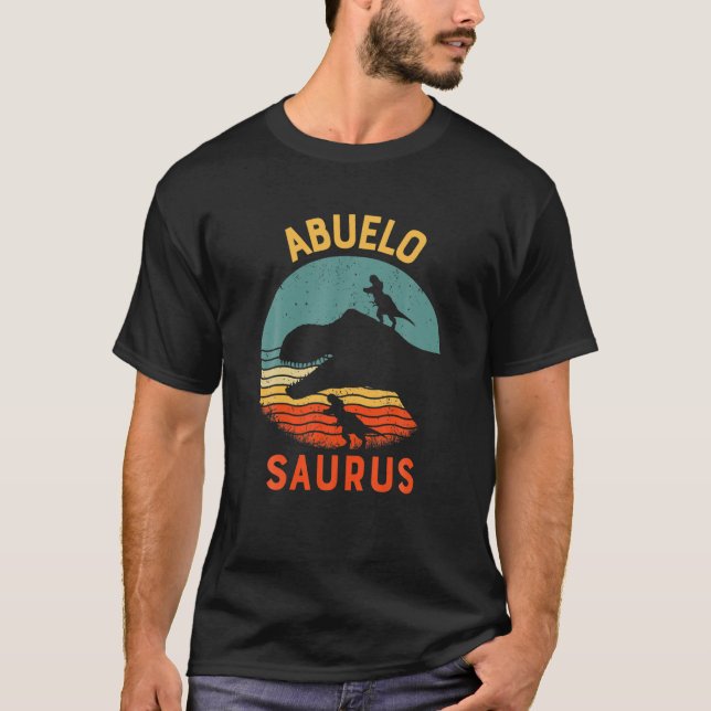 Camiseta Abuelo Dinosaur Abuelosaurus Familia Matemática (Anverso)