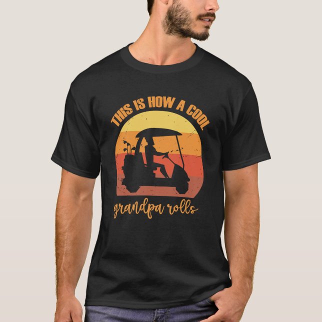 Camiseta Abuelo divertido de golf (Anverso)
