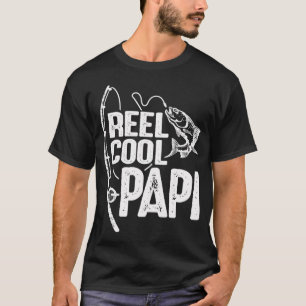 Camiseta Abuelo Divertido de Pesca Reel Cool Papi