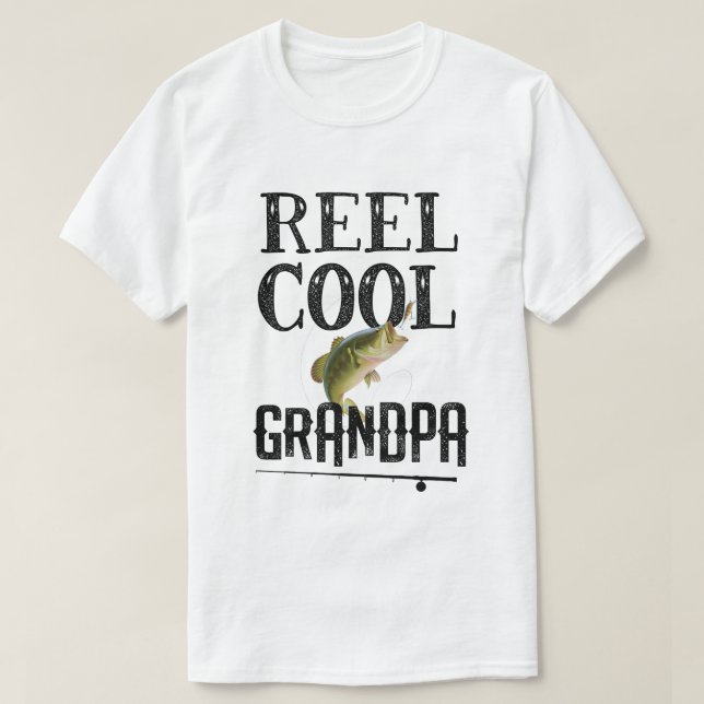 Camiseta Abuelo divertido del retruécano de la pesca del (Diseño del anverso)