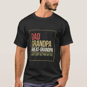 Camiseta Abuelo divertido generaciones familiares para padr