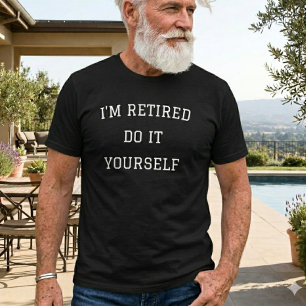 Camiseta Abuelo Divertido Jubilado Sencillo