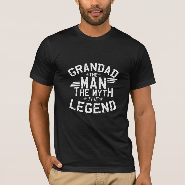 Camiseta Abuelo el hombre el mito la leyenda (Anverso)