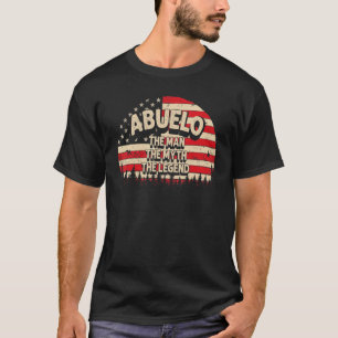 Camiseta Abuelo El Hombre El Mito La Leyenda Hombres Usa Ba