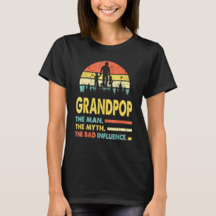 Camiseta Abuelo El Hombre El Mito La Mala Influencia Padre