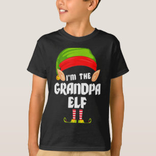 Camiseta Abuelo Elfo Divertido Pj Grupo Familiar Navidad