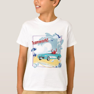 Camiseta Abuelo en mi trabajo en equipo #2 del bolsillo