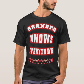 Camiseta Abuelo enojado, abuelo lo sabe todo, Gran Enojado