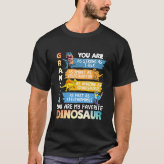 Camiseta Abuelo, eres mi padre favorito de los dinosaurios