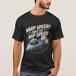 Camiseta Abuelo Espacial Divertido Velocidad de Sueño Galax