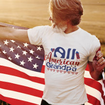 Abuelo estadounidense de 4 de julio