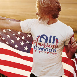 Camiseta Abuelo estadounidense de 4 de julio
