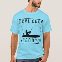 Abuelo fresco de la pesca del carrete