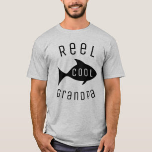 Camiseta Abuelo fresco de la pesca del carrete