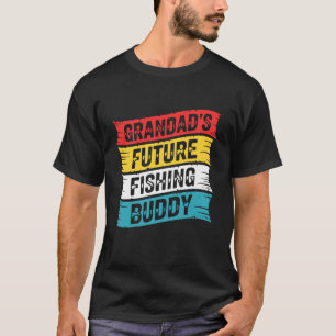 Camiseta Abuelo Futuro Compañero de Pesca Abuelo Nieto M