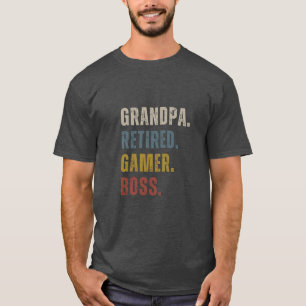 Camiseta Abuelo Gamer Retro Divertido Juegos