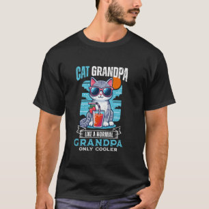 Camiseta Abuelo gato Enfriador Amante de gatos Abuelo Abuel