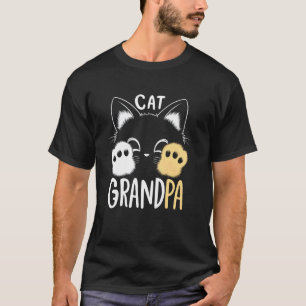 Camiseta Abuelo Gato Neko Gatito Amante de los Gatos Patas