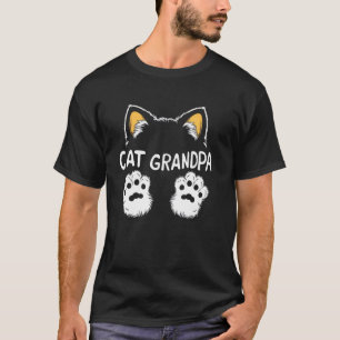 Camiseta Abuelo Gato Siempre Gatito Amante Gatos Patitas Or