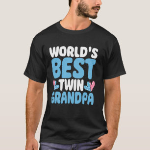 Camiseta Abuelo gemelo mejor del mundo