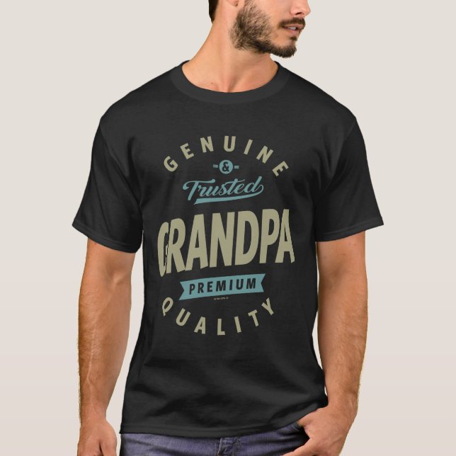 Camiseta Abuelo genuino (Anverso)