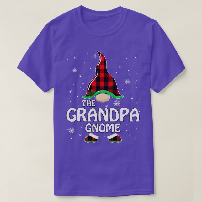 Camiseta Abuelo Gnome Búfalo Jugar a la Familia Cristo (Diseño del anverso)