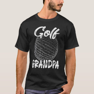 Camiseta Abuelo Golf Hombres Mamáes Familia Golf Ball Playe