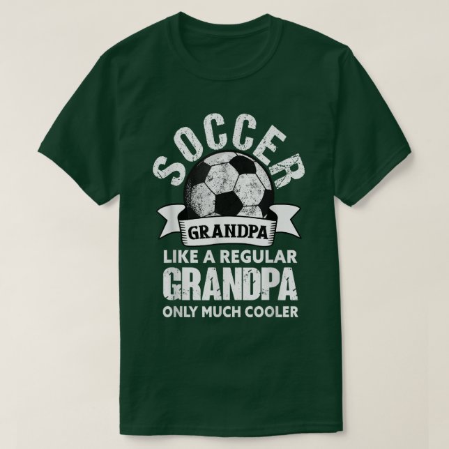 Camiseta Abuelo gracioso de jugador de fútbol abuelo de fút (Diseño del anverso)