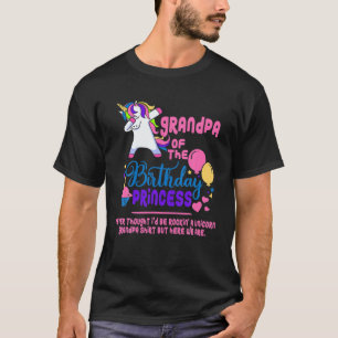 Camiseta Abuelo Gracioso De La Princesa De Cumpleaños Dabbi