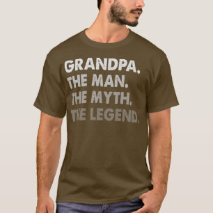 Camiseta Abuelo gracioso El hombre mito la leyenda del día
