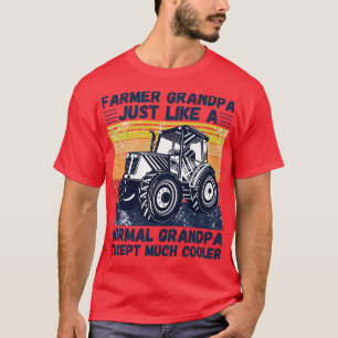 Camiseta Abuelo granjero igual que un abuelo normal excepto